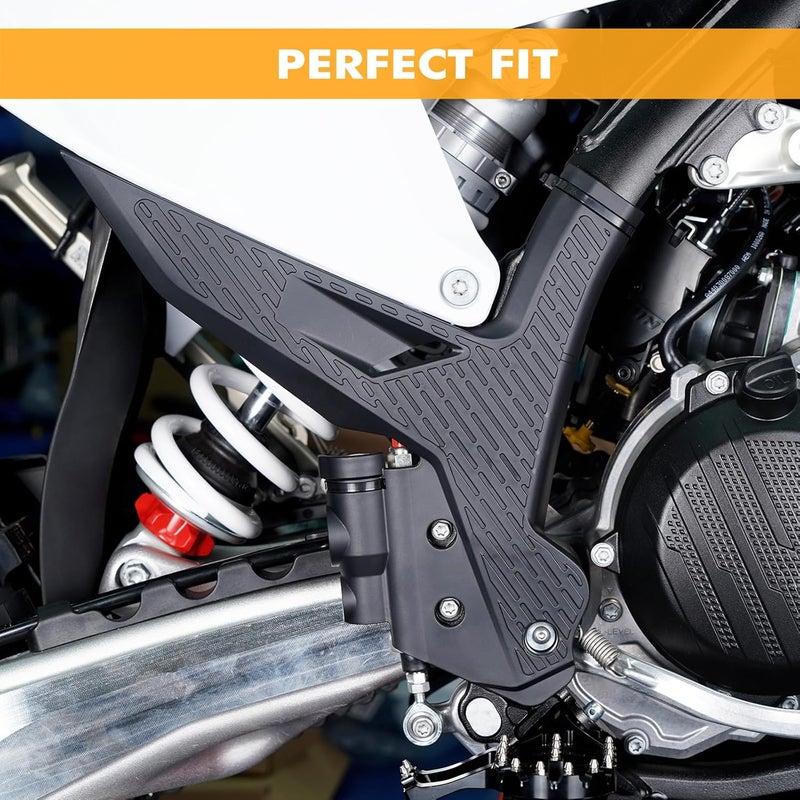 NICECNC Motorcycle Frame Guard Protection Compatible with KTM 125-450 XC SX XCF SXF 2023-2024 125-500 EXC EXCF XCW 2024,Plastic - Image 2